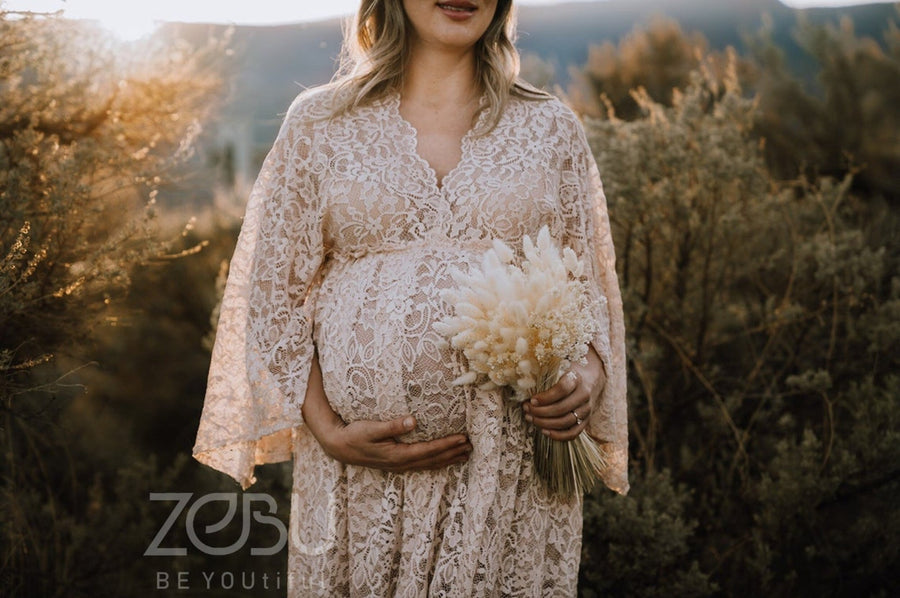 Athena Maternity Lace Unique Boho Dresses - Pregnancy - maternity clothes - ZeBu Be You