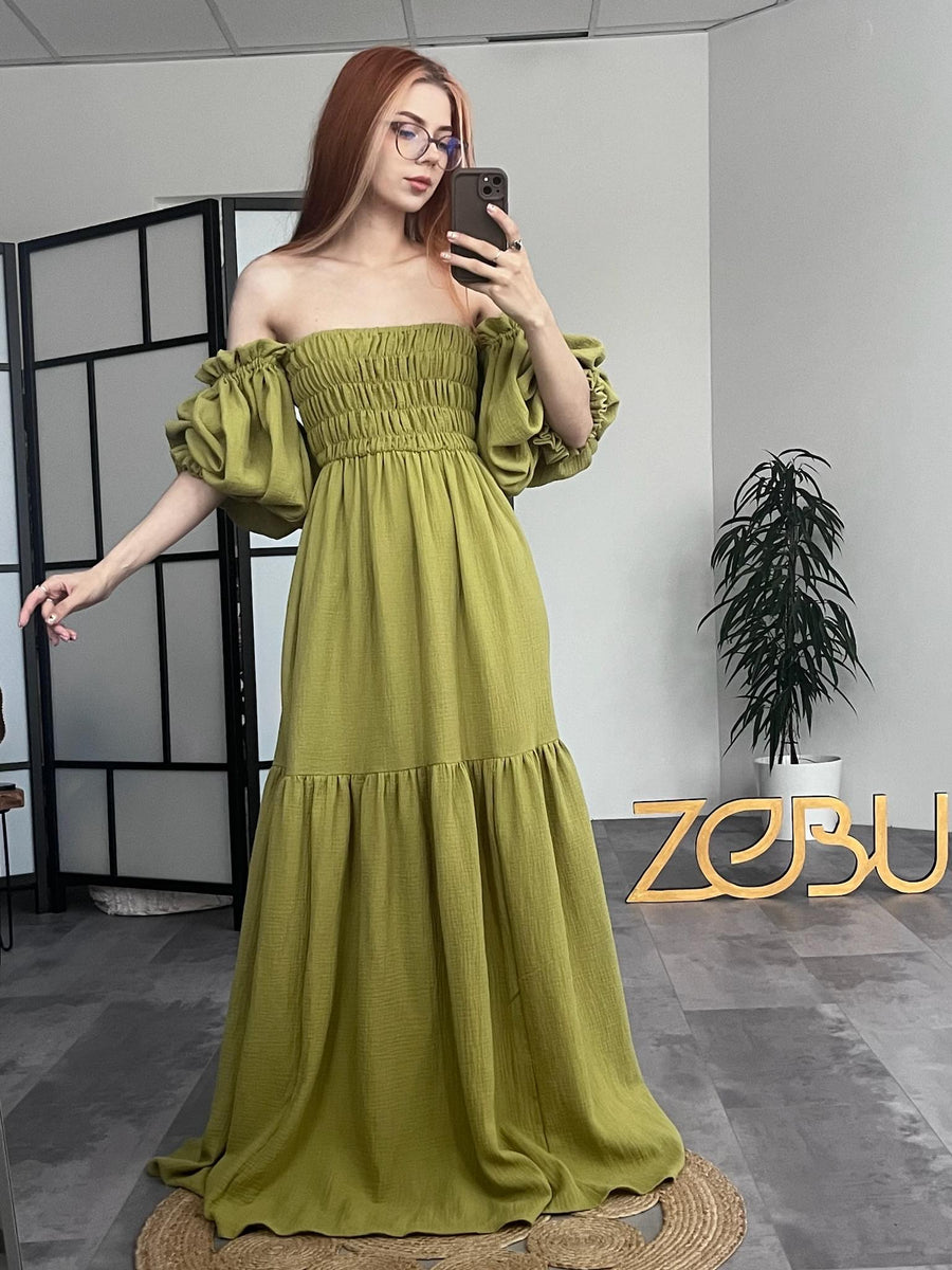 Brianna Gauze Maternity Unique Boho Dresses - Pregnancy - maternity clothes - ZeBu Be You