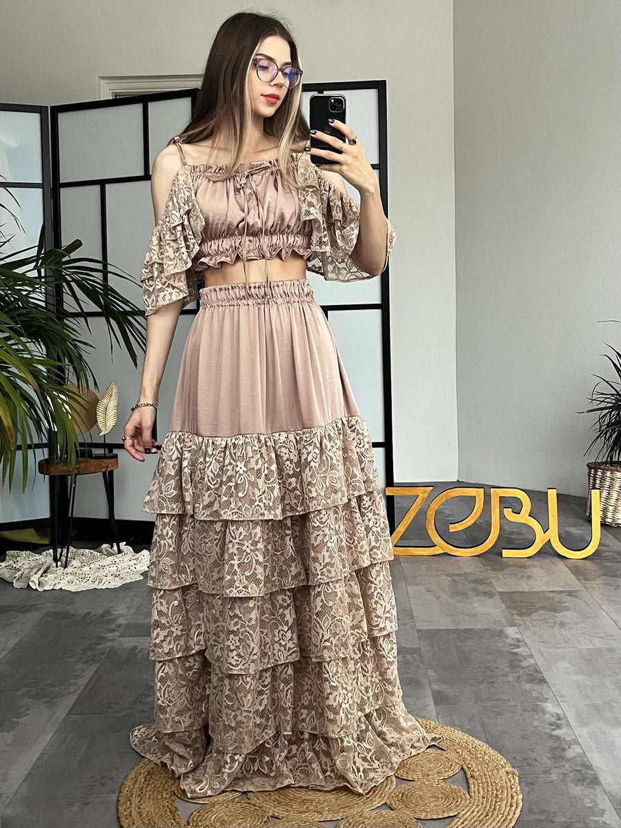 Celine Maternity Lace Boho dresses - Pregnancy - maternity clothes - ZeBu Be You