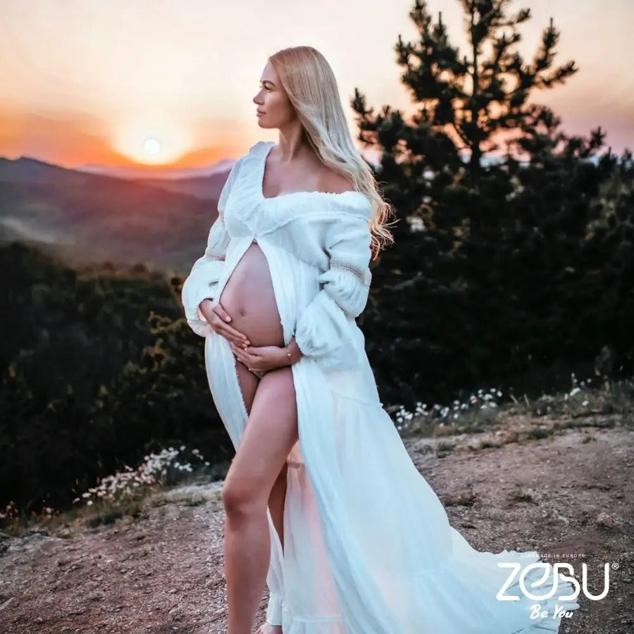 Cinderella Maternity Gauze, Lace Unique Boho Dresses - Pregnancy - maternity clothes - ZeBu Be You