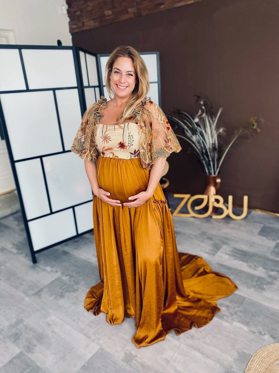 Denise Maternity Unique Boho Dresses - Pregnancy - maternity clothes - ZeBu Be You
