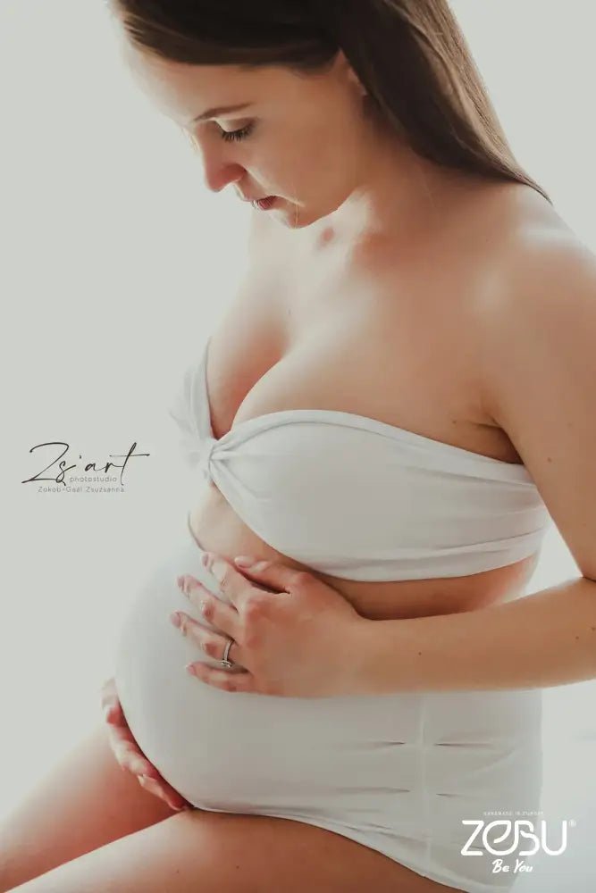 Diamand 2 Piece Set Jersey Maternity Bodysuit for Photoshoot - Pregnancy - maternity clothes - ZeBu Be You