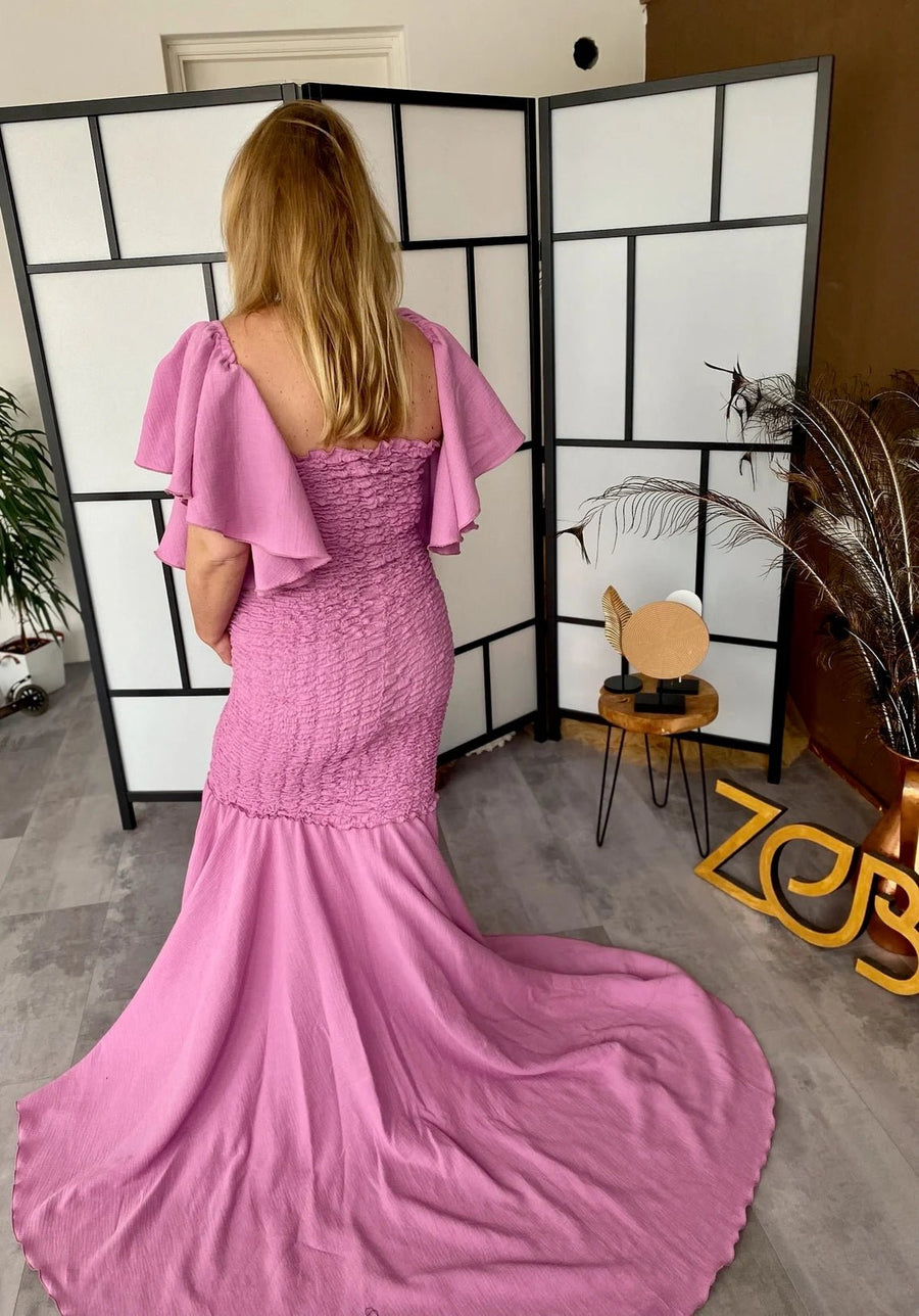 Drage Gauze Unique Maternity Dress for Photoshoot - Pregnancy - maternity clothes - ZeBu Be You