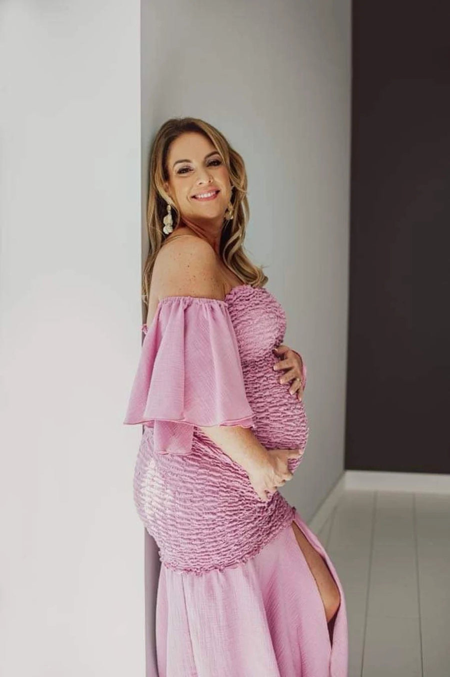 Drage Gauze Unique Maternity Dress for Photoshoot - Pregnancy - maternity clothes - ZeBu Be You