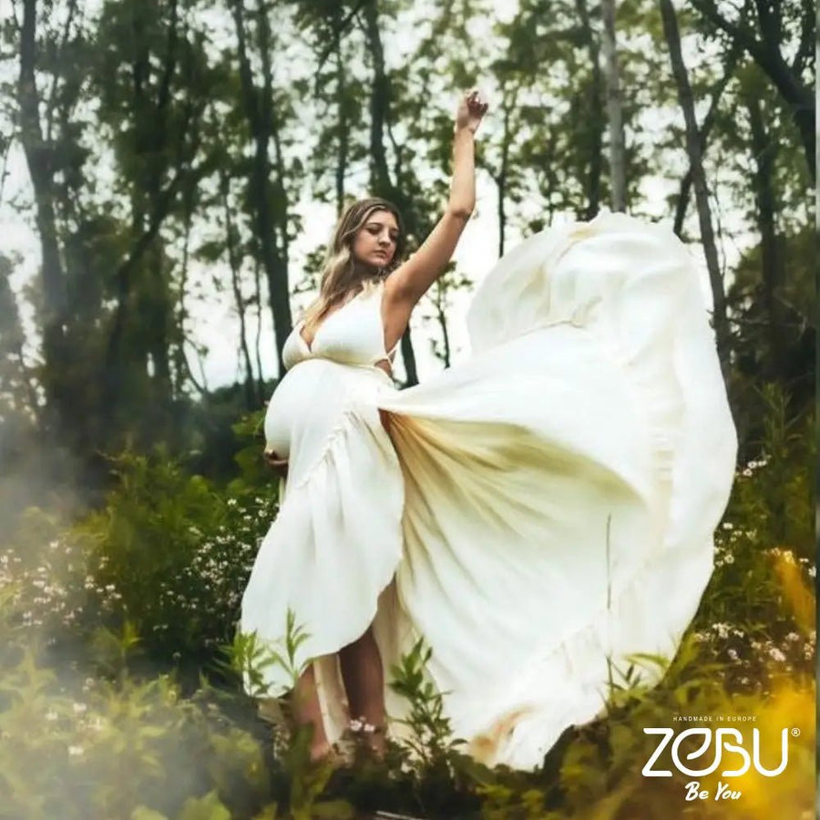 Into The Wild Maternity Gauze Unique Boho Dresses - Pregnancy - maternity clothes - ZeBu Be You