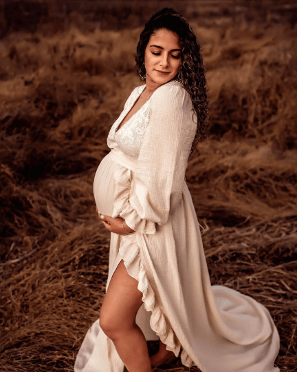 Moonlight Maternity Gauze, Lace Unique Boho Dresses - Pregnancy - maternity clothes - ZeBu Be You