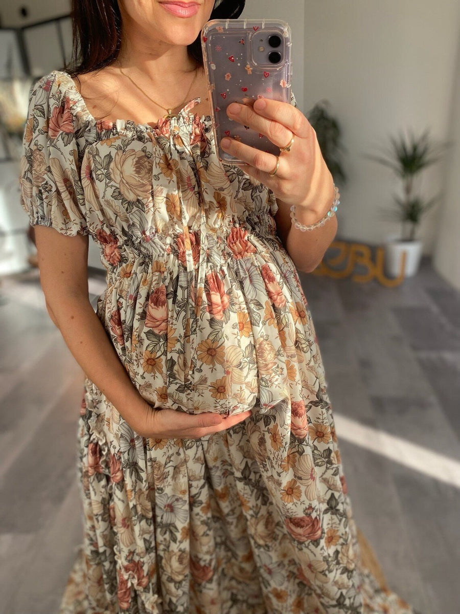 Nadia Maternity Unique Boho Dresses - Pregnancy - maternity clothes - ZeBu Be You
