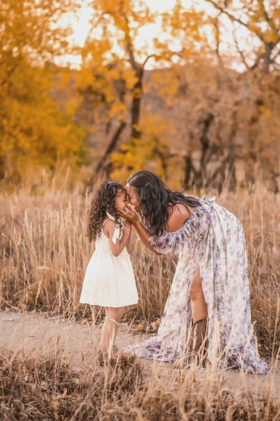 Floral Tulle Magnolia Maternity Unique Boho Dresses