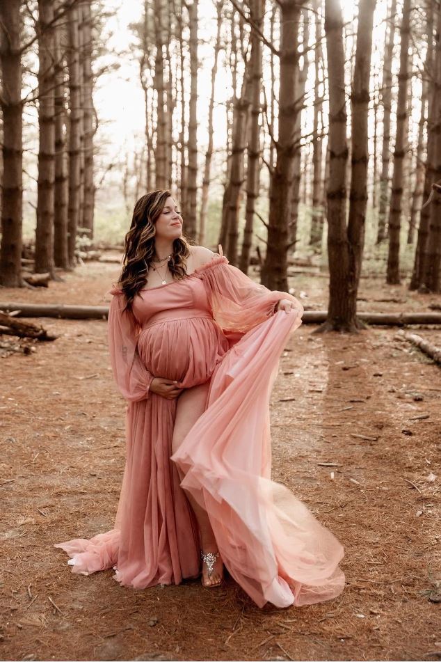 Secret Garden Maternity Tulle Unique Boho dresses - Pregnancy - maternity clothes - ZeBu Be You