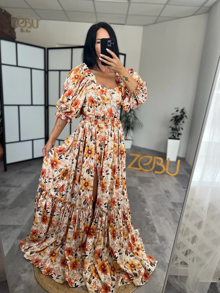 Talia two - piece Unique Boho Dresses - Pregnancy - maternity clothes - ZeBu Be You