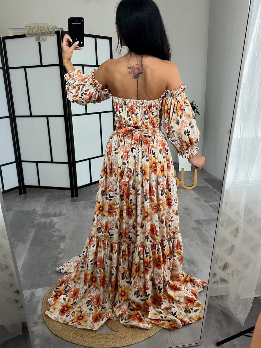 Talia two - piece Unique Boho Dresses - Pregnancy - maternity clothes - ZeBu Be You