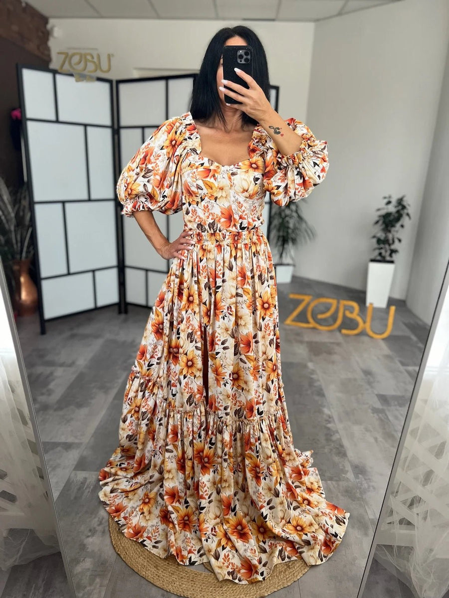 Talia two - piece Unique Boho Dresses - Pregnancy - maternity clothes - ZeBu Be You